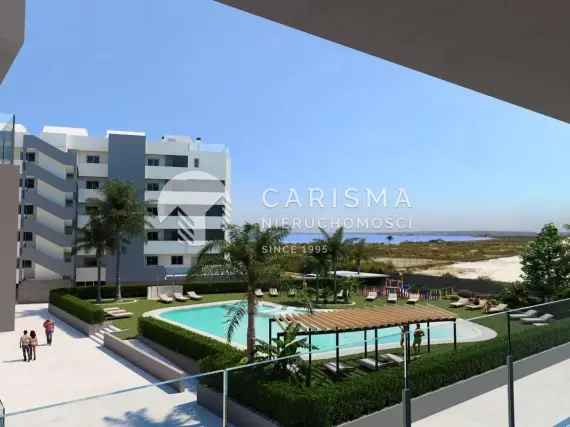 (6) Nowe, gotowe apartamenty z widokiem na morze, 150 m od plaży Santa Pola
