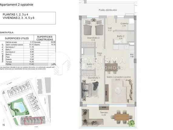 (12) Nowe, gotowe apartamenty z widokiem na morze, 150 m od plaży Santa Pola