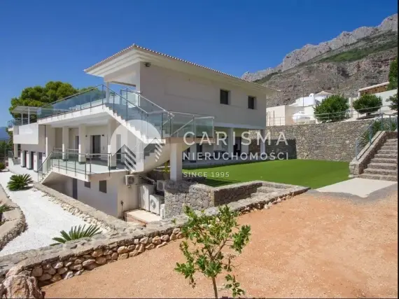 (17) Willa z widokiem na morze w Sierra de Altea