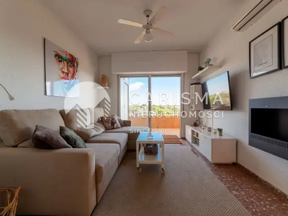 (4) Apartament z widokiem na morze – 2 pokoje, 25 m² taras, 300 m od plaży | Punta Prima,