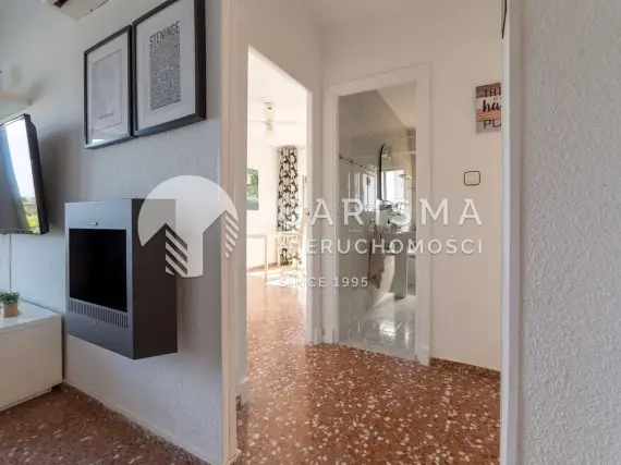 (5) Apartament z widokiem na morze – 2 pokoje, 25 m² taras, 300 m od plaży | Punta Prima,