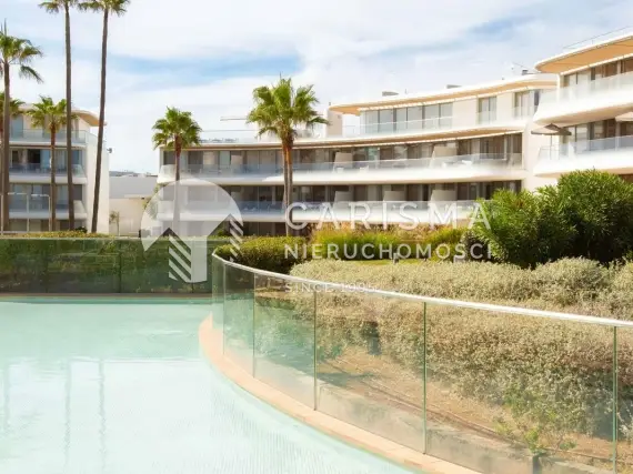 (27) Luksusowy apartament przy plaży Estepona, taras, spa, basen, widok na morze, parking