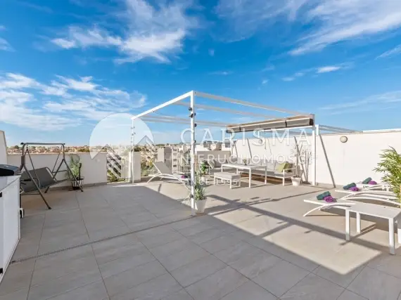 (42) Luksusowy Penthouse z Tarasem na Dachu i Widokiem na Morze | Villamartin, Orihuela Costa
