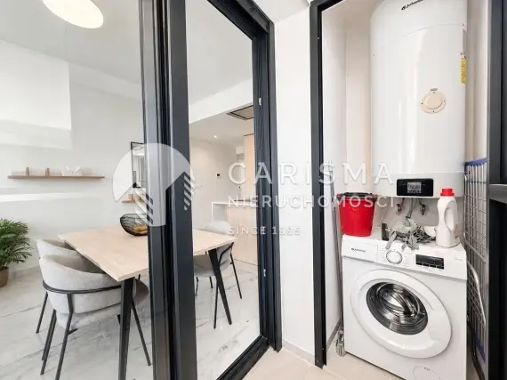 (23) Nowoczesny apartament z południowym tarasem w Amanecer X, Orihuela Costa – basen i spa