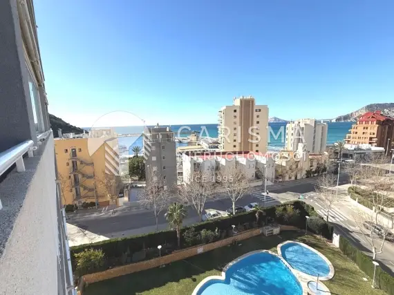 Apartament 100 m od plaży z dużym tarasem i widokiem na morze w Calpe 2