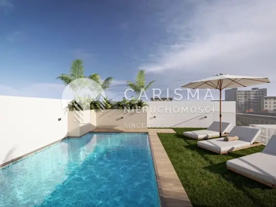 (19) Nowe apartamenty z basenem na dachu i sauną Torrevieja blisko portu plaża