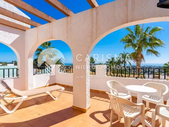 Bungalow z tarasem dachowym i widokiem na morze w Calpe | 7 basenów | parking | Costa Blanca 2