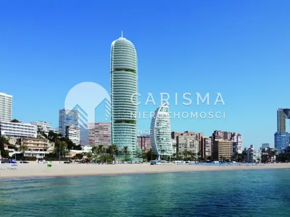 (5) Luksusowe apartamenty przy plaży w La Cala de Benidorm z widokiem na morze, basenem infinity