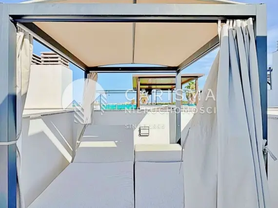 (27) Nowoczesny bliźniak 3 sypialnie z ogrodem i tarasem dachowym w Los Balcones, Torrevieja