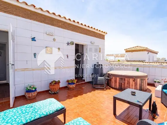 (30) Penthouse w La Ciñuelica, Punta Prima z prywatnym tarasem dachowym i jacuzzi