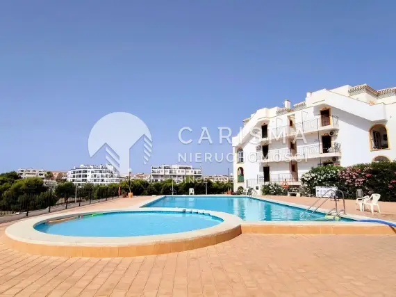 Apartament 2 sypialnie w Molino Blanco, La Zenia – widok na park, blisko Zenia Boulevard 1