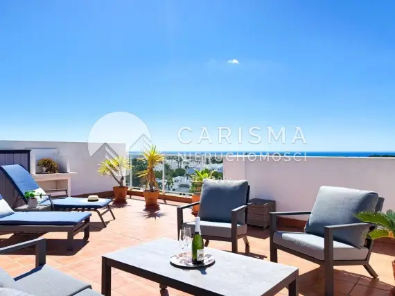 Apartament z widokiem na morze i tarasem dachowym w Orihuela Costa 1