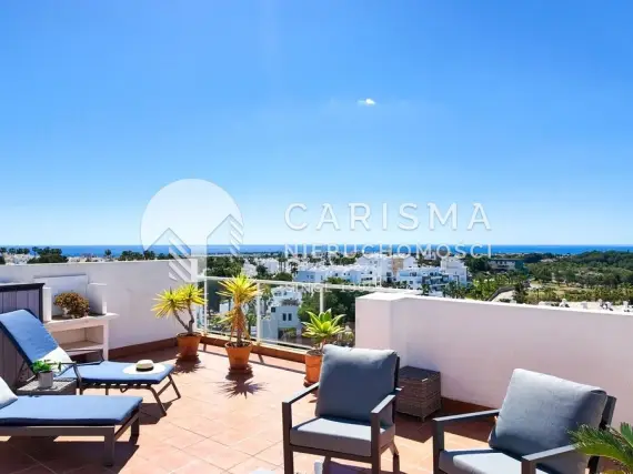 (38) Apartament z widokiem na morze i tarasem dachowym w Orihuela Costa